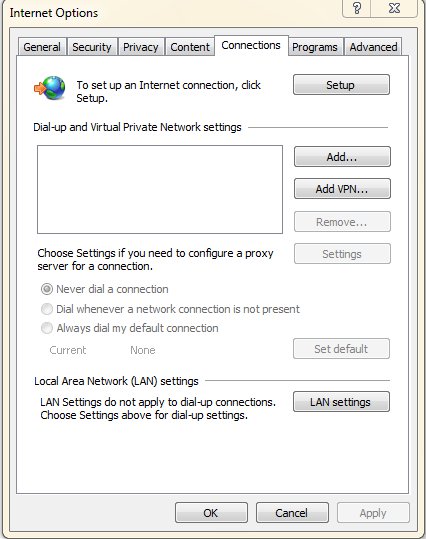 Opsi Internet IE Opsi Internet IE